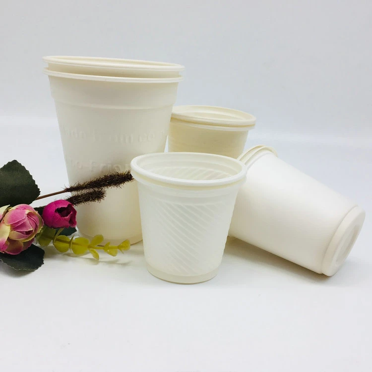 White Disposable Recycle Biodegradable Corn Starch Cup Wholesale