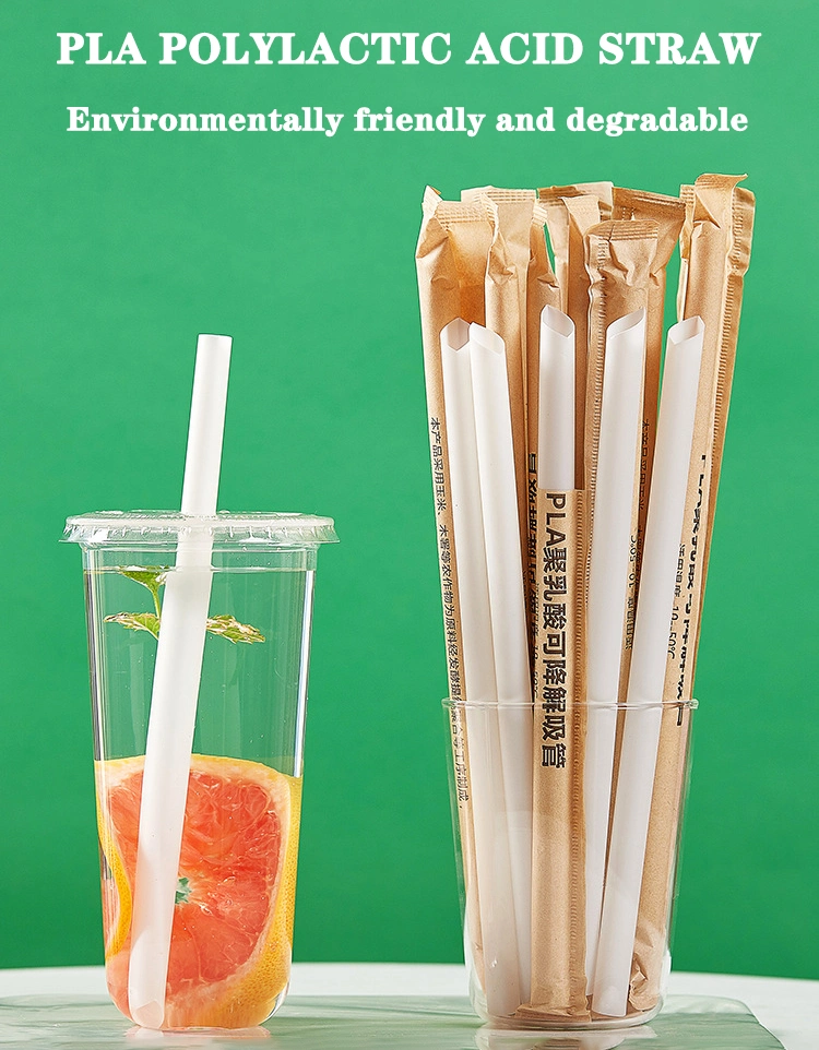 Eco Friendly Biodegradable Compostable PLA Straw